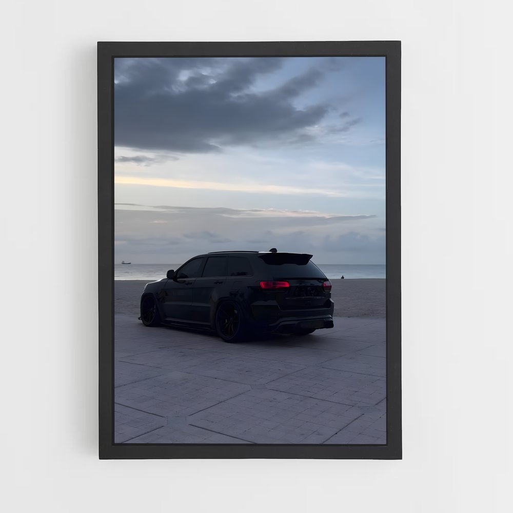 Poster Nuit Étoilée au Volant – affiche Jeep (vue 2)